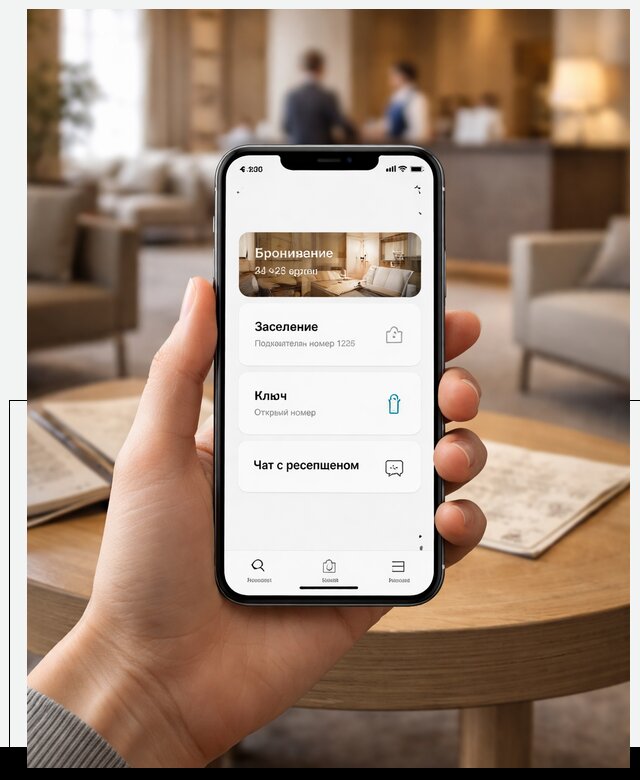 Мобильное приложение для гостей отеля в Киржаче, управление сервисом